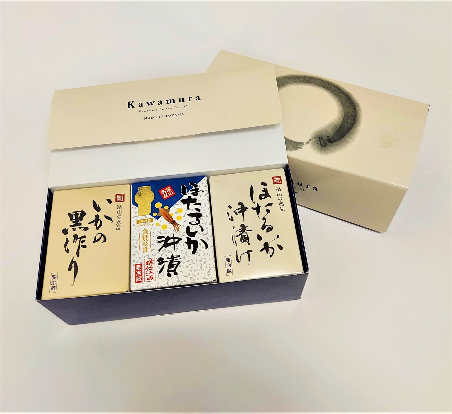ほたるいか沖漬といか黒作りセット[冷蔵]【お中元・袋あり】